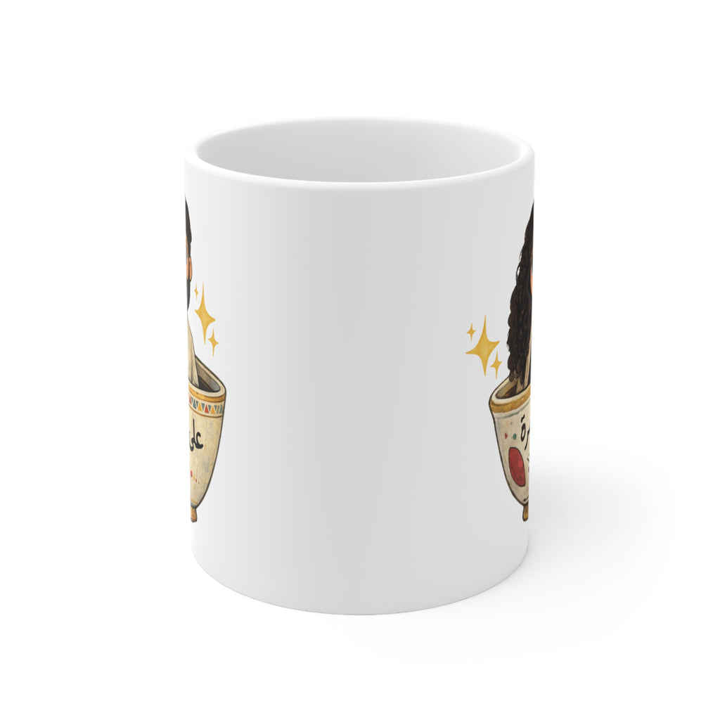 Ala El Helweh Wel Morra Mug, Arabic Couple, Ceramic Mug (325ml, 11oz)