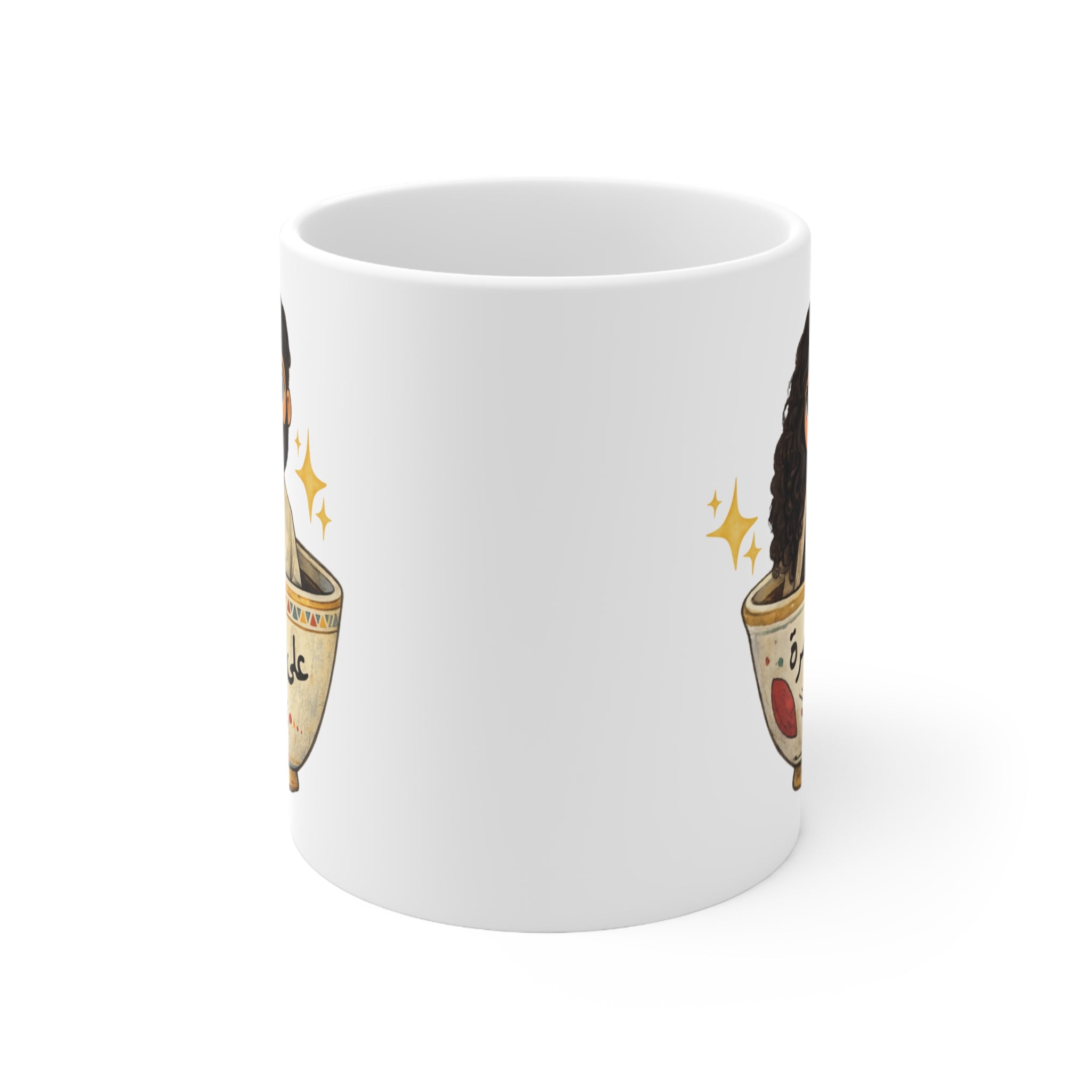 Ala El Helweh Wel Morra Mug, Arabic Couple, Ceramic Mug (325ml, 11oz)