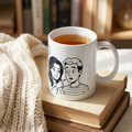 Om Kalthoum, Hayart Albi Maak Ceramic Mug (325ml, 11oz)