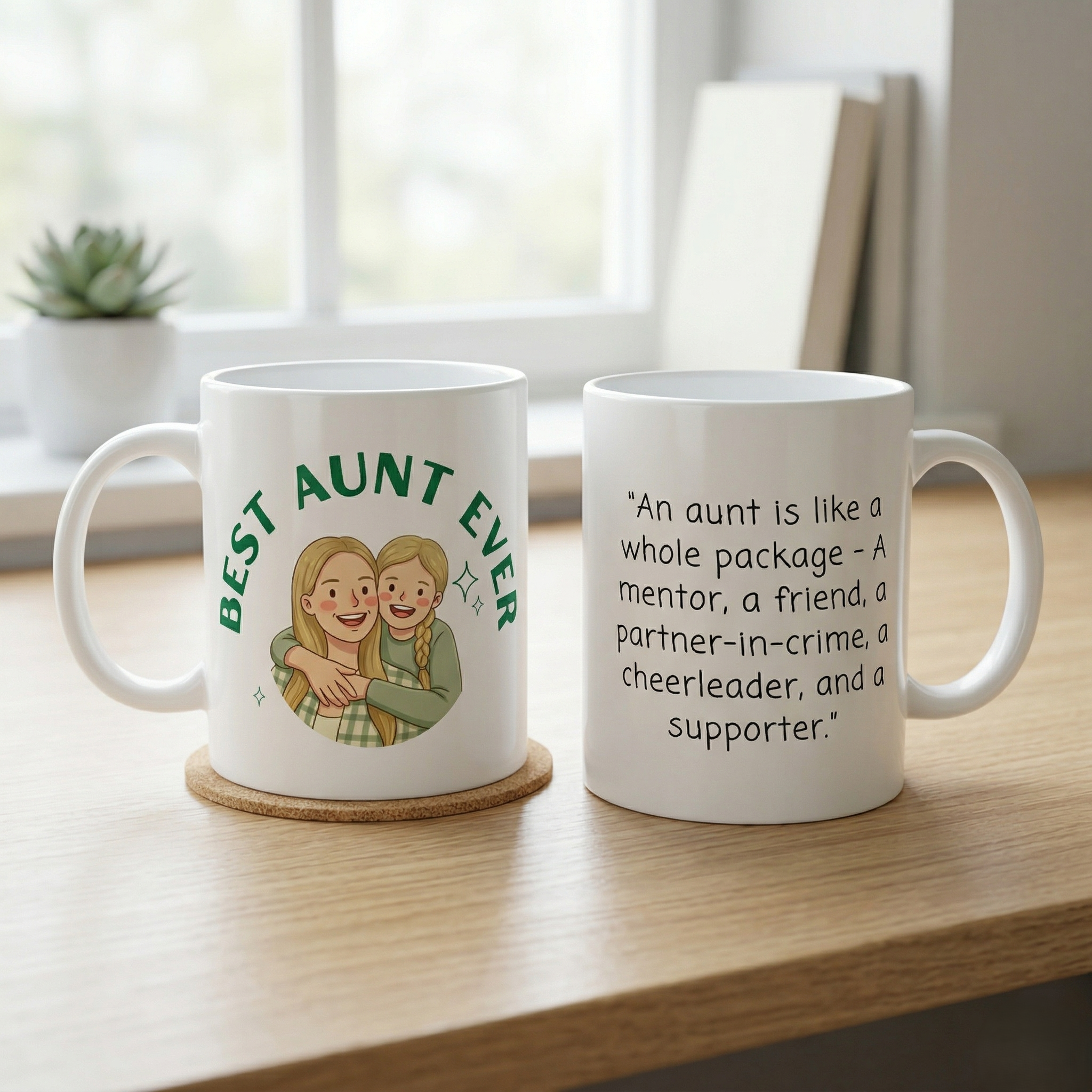 Personalised Photo Mug with Custom Quote | Any Language Gift, Ceramic Mug (325ml, 11oz)