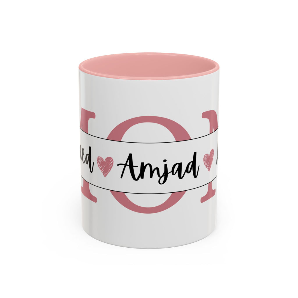 Personalised Mom or Dad Name Mug, Custom Kids Names Ceramic Mug (325ml, 11oz)