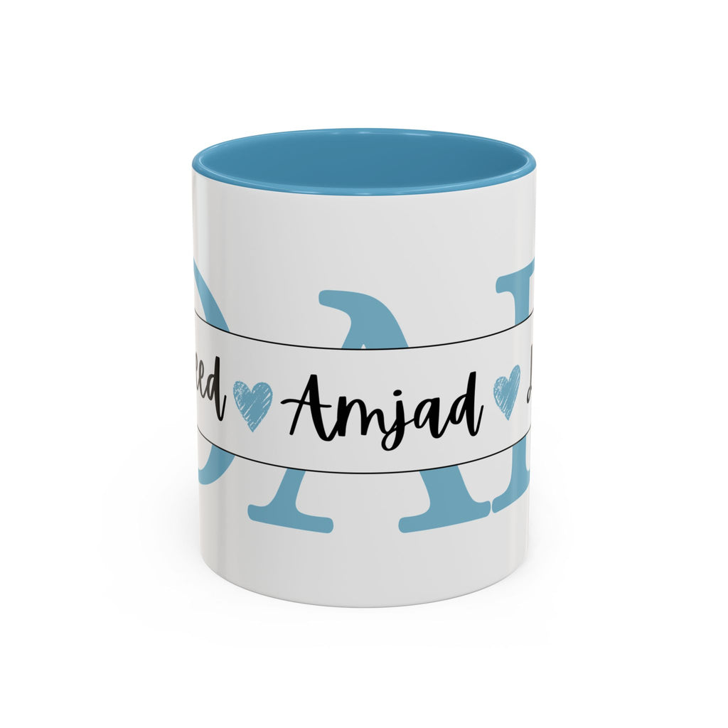 Personalised Mom or Dad Name Mug, Custom Kids Names Ceramic Mug (325ml, 11oz)