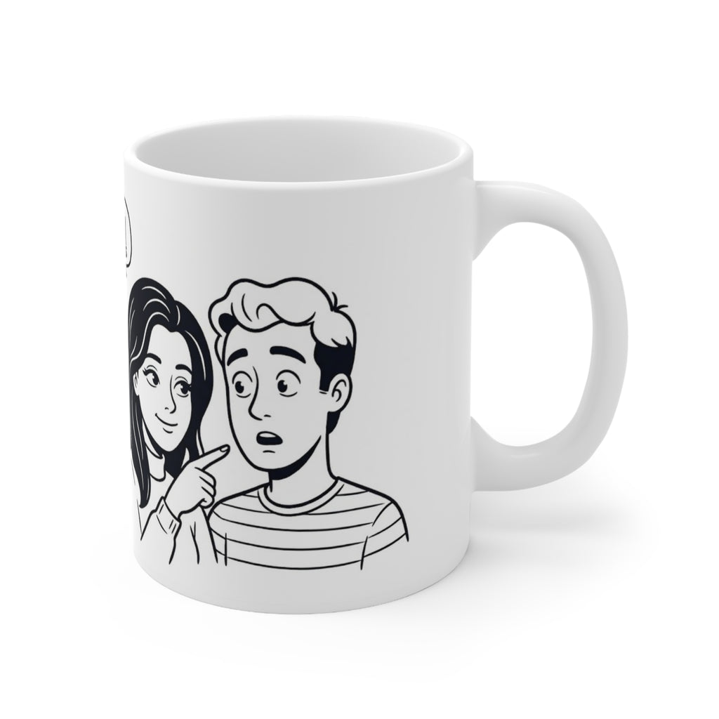 Om Kalthoum, Hayart Albi Maak Ceramic Mug (325ml, 11oz)