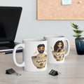 Ala El Helweh Wel Morra Mug, Arabic Couple, Ceramic Mug (325ml, 11oz)